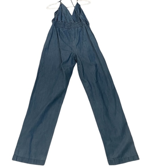 Thread Story Blue Denim Jumpsuit with Adjustable Straps - Size Large - Picture 1 of 8